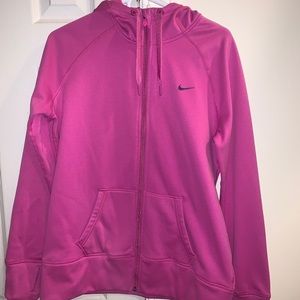 Pink Nike zip up